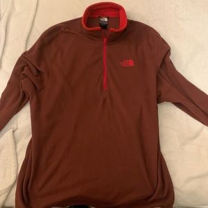 The North Face Maroon Zip Up SIZE XL